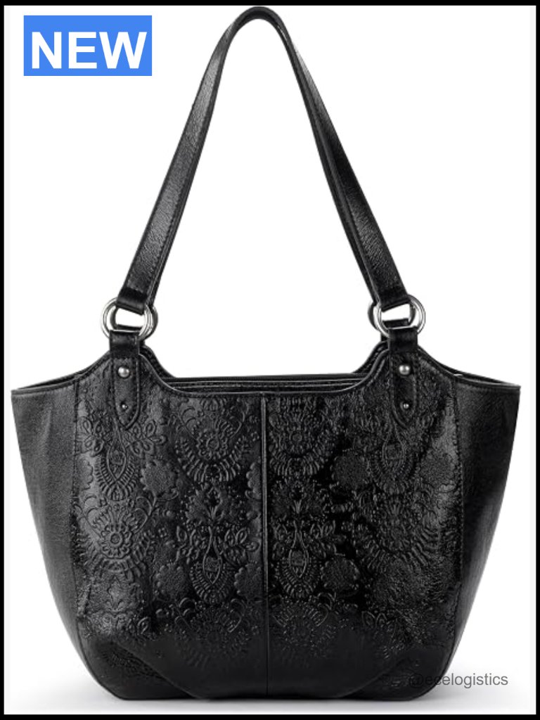 Medium Leather Satchel Shoulder Bag For Travel With Multiple Pockets